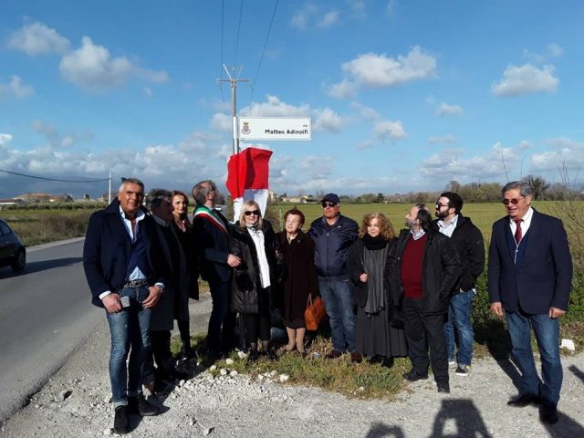 Intitolazione strade periferiche Eboli-via Adinilfi