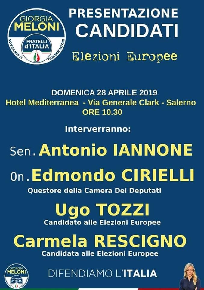 Fratelli d'italia-liste-candidati-europee-2019