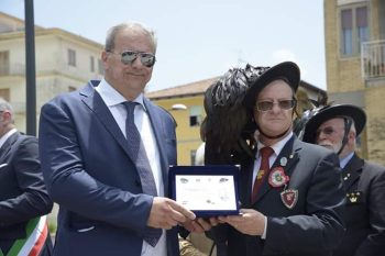 Inaugurazione monumento e Piazza al Bersagliere Eboli Fausto Vecchio