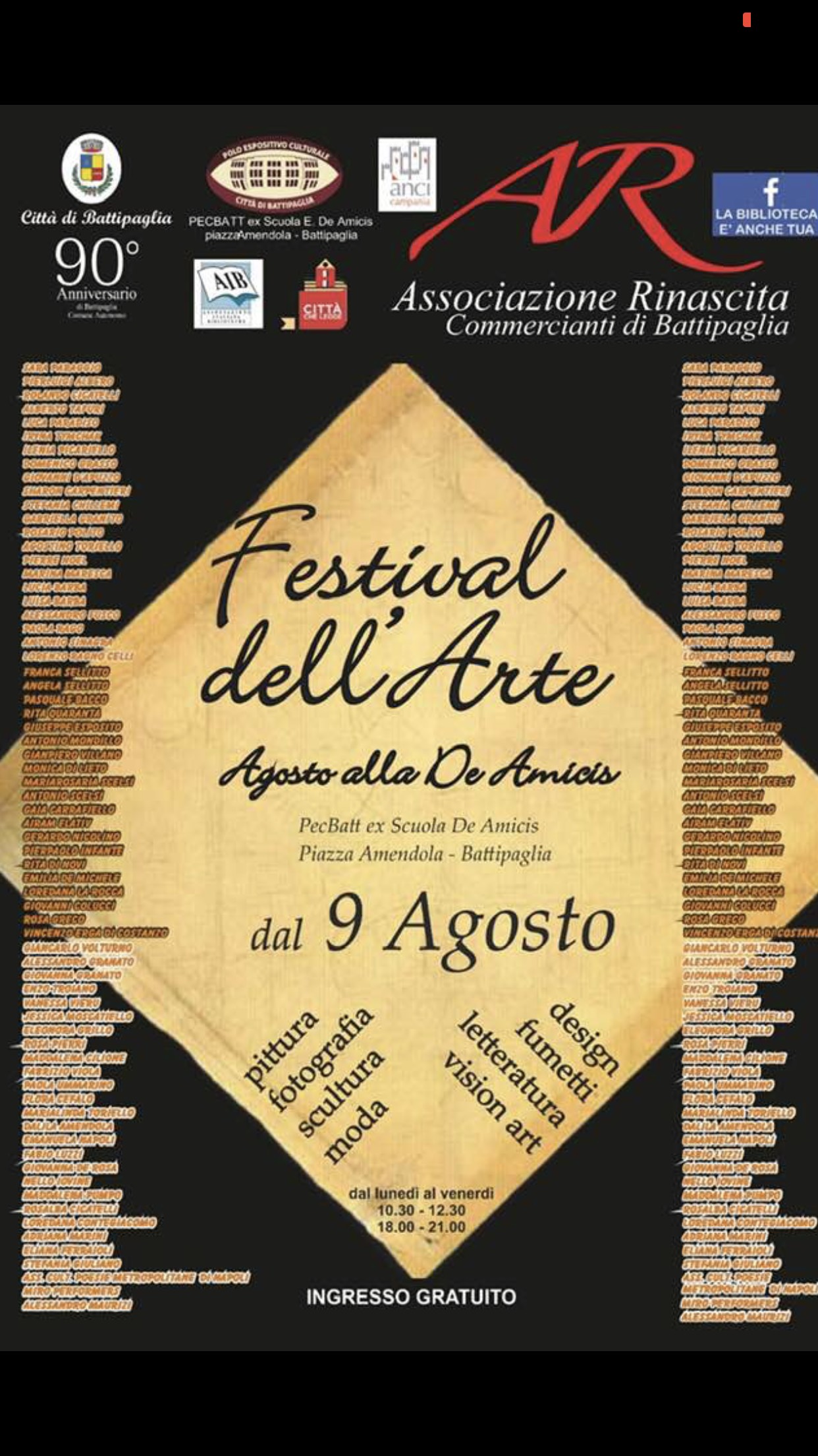 Battipaglia-Festival dell'arte