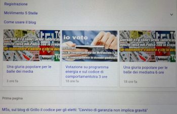 Codice di comportamento m5s-votazioni web