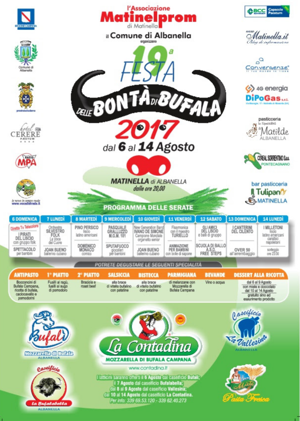 Festa della Bontà di Bufala 2017