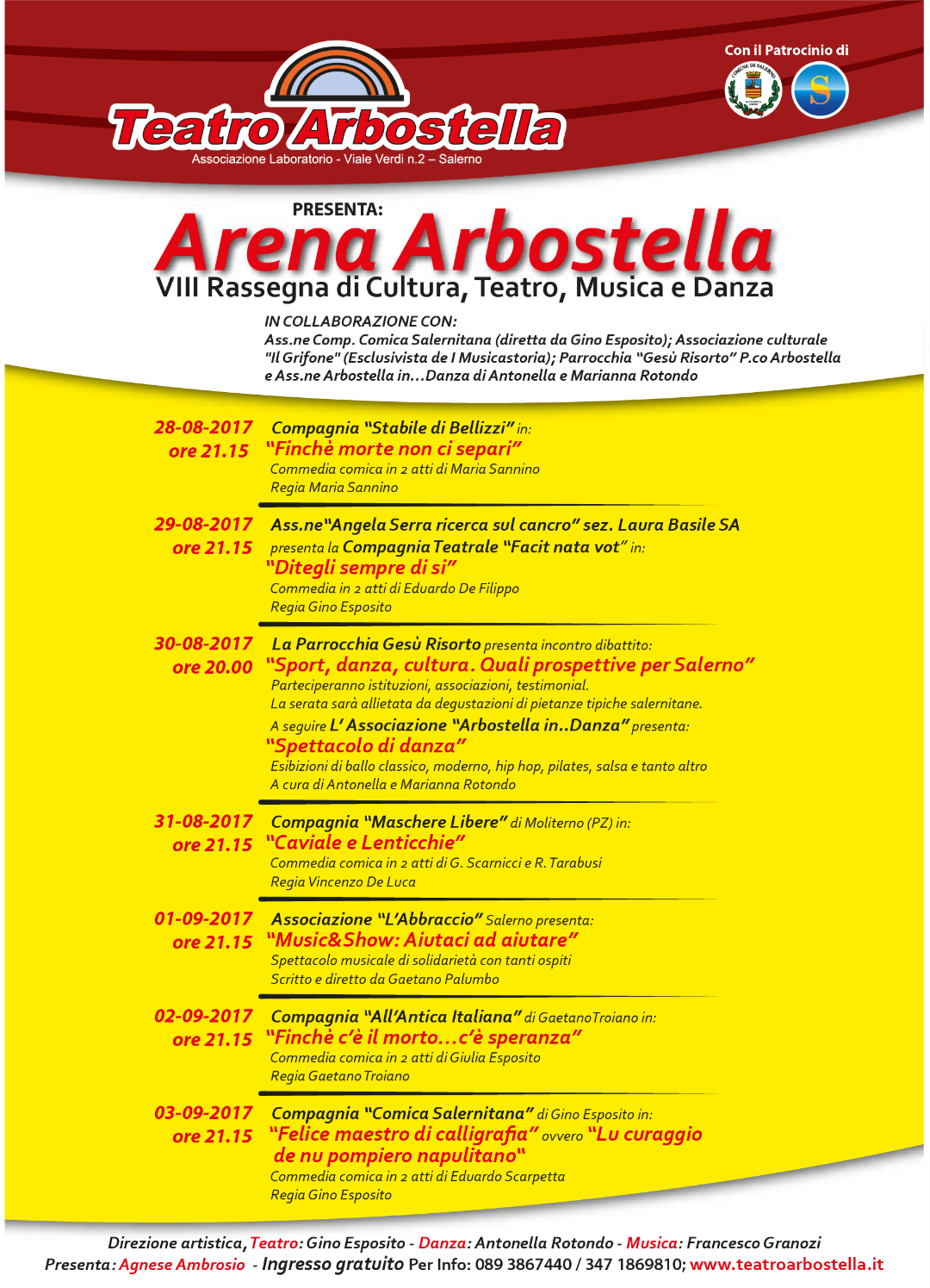 Arena Arbostella-rassegna teatrale all'aperto