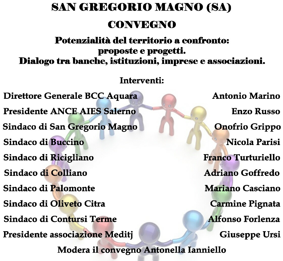 Bcc Aquara-Convegno a San Gregorio Magno