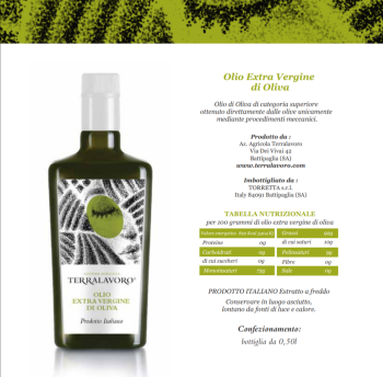 Azienda Agricola Terralavoro-produzione-Olio extra vergine di oliva