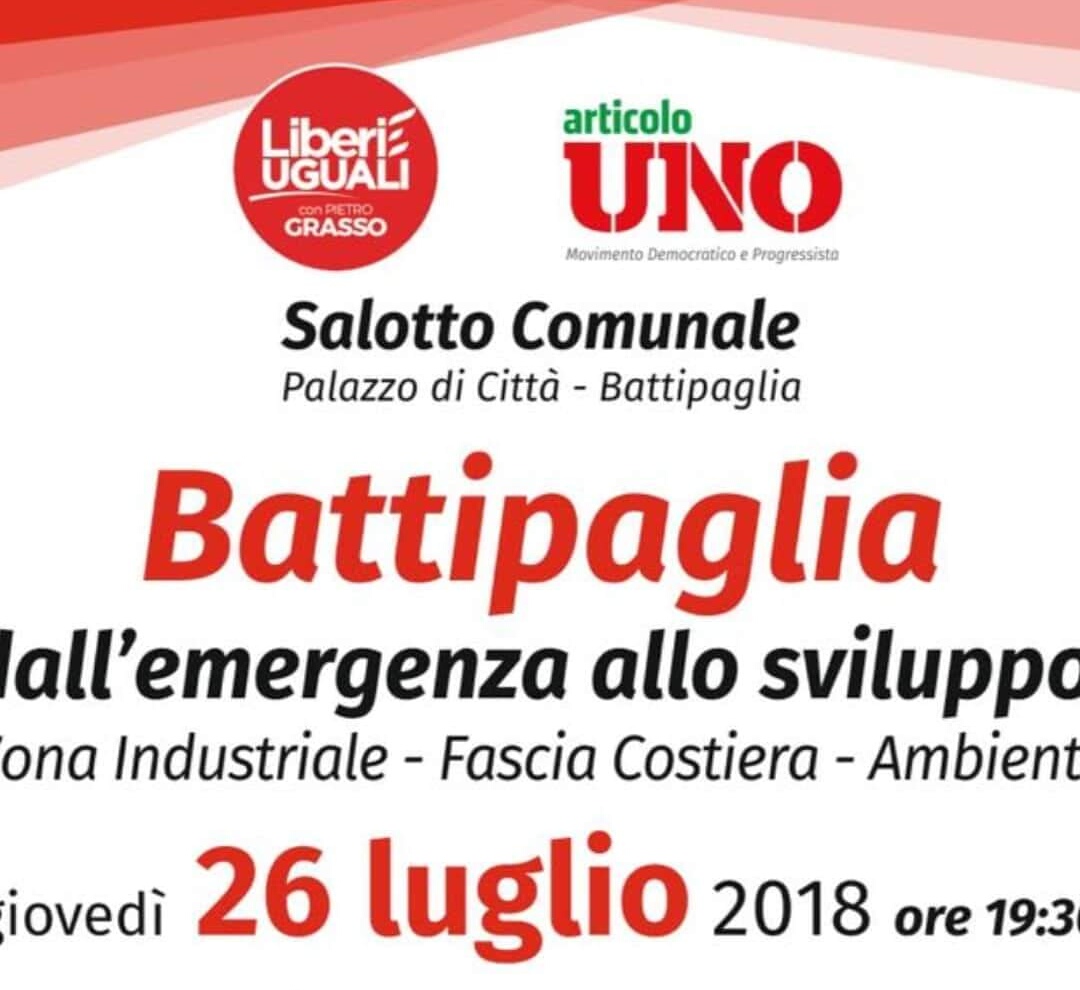 Convegno Battipaglia dall'emergenza allo sviluppo