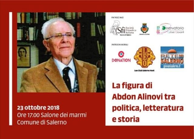 Salerno-omaggio ad Abdon Alinovi