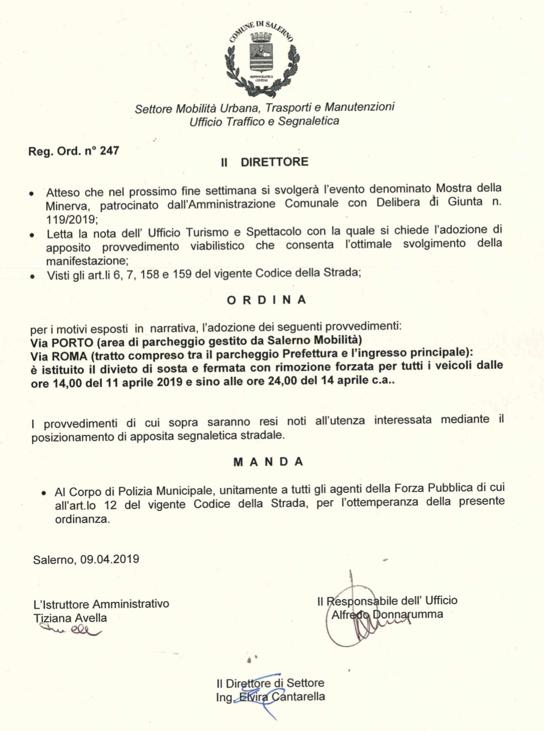 Salerno Mostra della Minerva