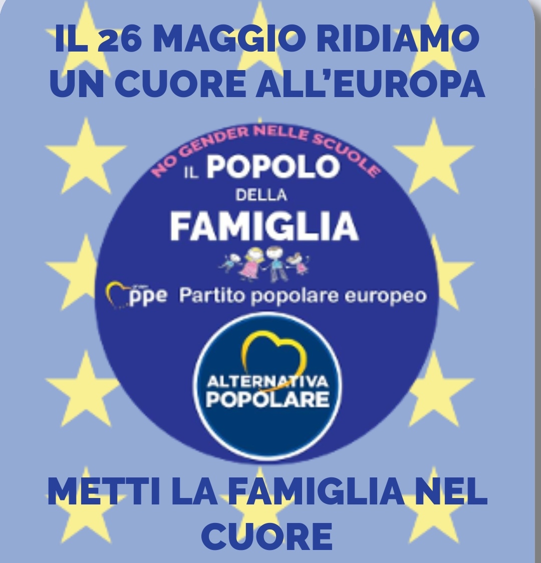 Elezioni Europee - Liste Popolo della Famiglia