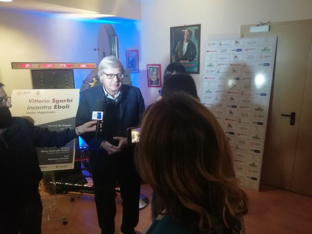 Vittorio Sgarbi incontra Eboli 