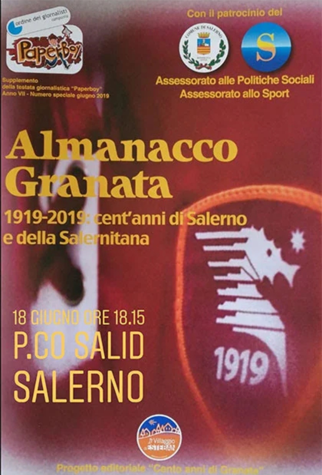 "Almanacco Granata", 100 anni di storia