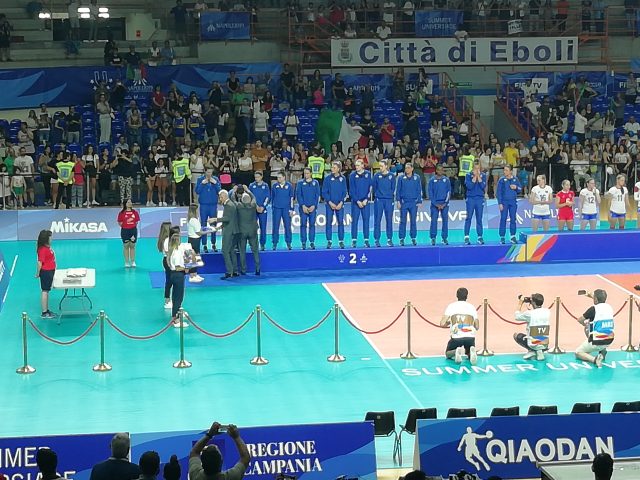 Universiadi 2019 Palasele finale Volley femminile Medaglia d'Argento