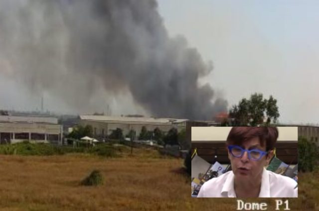 Incendio ecoballe Battipaglia - Cecilia Francese
