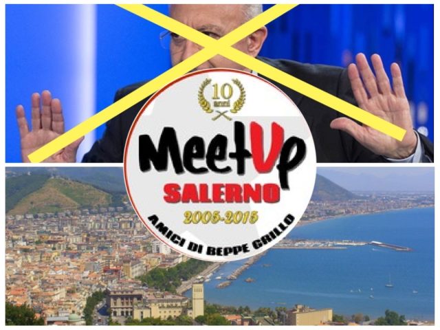 Meetup M5S-Vincenzo De Luca-Salerno