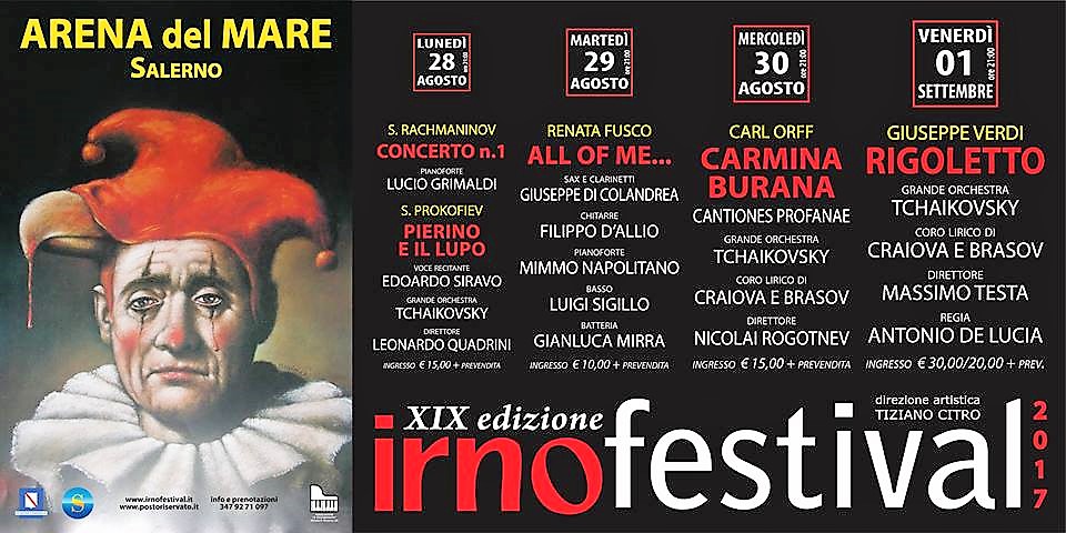 Irnofestival-Arena del Mare 28 agosto 2017