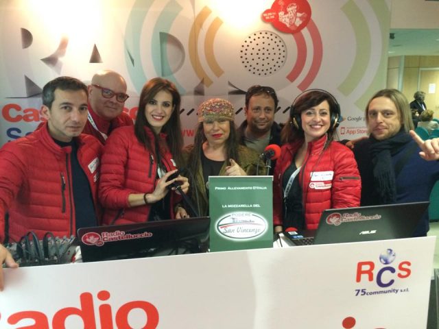La postazione a Casa Sanremo Lancome