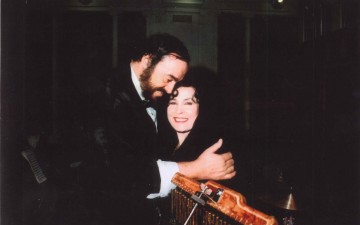 Luciano-Pavarotti-Antonella-Dagostino-