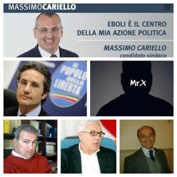 Massimo Cariello-Stefano Caldoro-Mister X-Fausto Vecchio-Martino Melchionda-Roberto Pansa