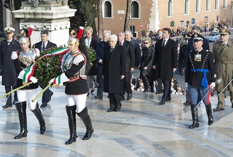 Mattarella-Renzi-71 Festa Liberazione