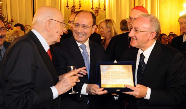 Napolitano-Schifani-Bertone-De Luca-concerto-senato-5923