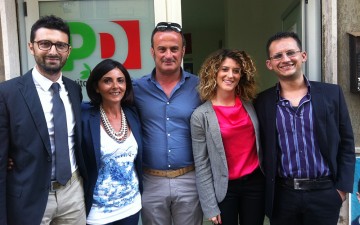 Giuseppe Lanzara-Nunzia Fiore- Francesco Fusco-Gerarda Sica-Giovanni Ligurso--gruppo-consiliare-pd-pontecagnano