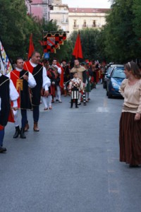 Giostra e sbandieratori 