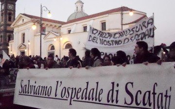 Ospedale Scafati-manifestazione