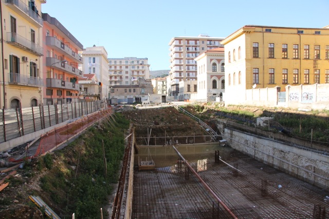 Parcheggio interrato via Adinolfi-lavori