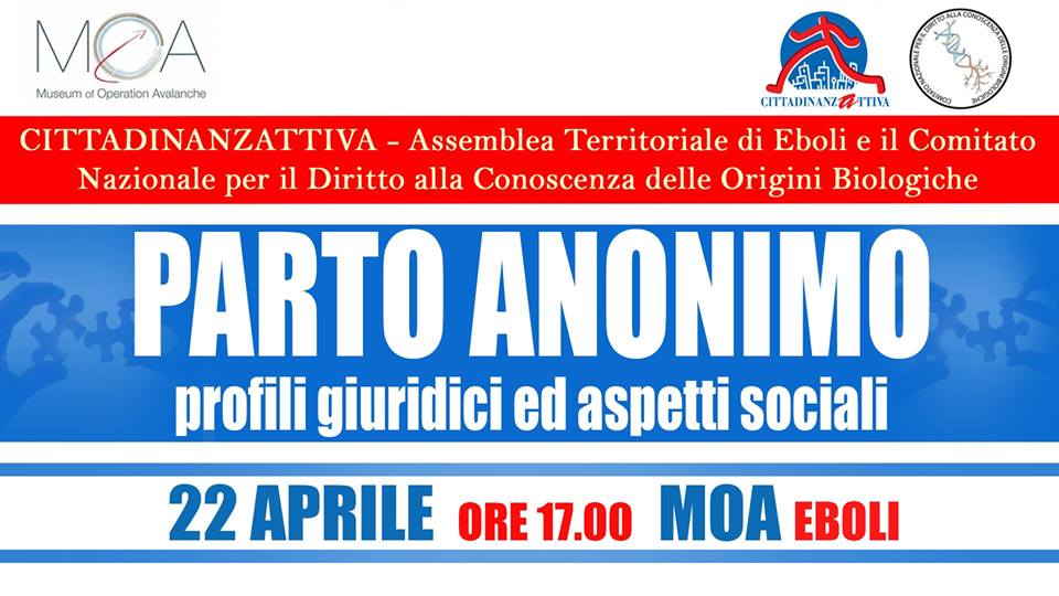 Parto anonimo-convegno eboli-MOA