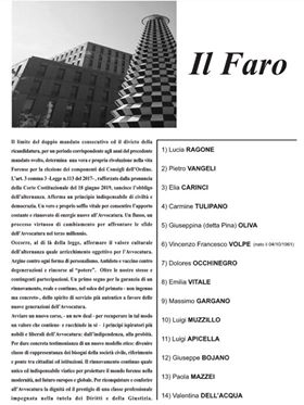 Presentazione Lista IL FARO