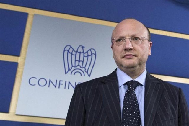 Presidente confindustria Vincenzo Boccia