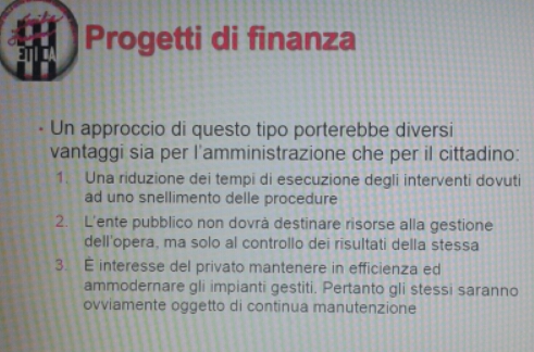 Progetti di Finanza 1