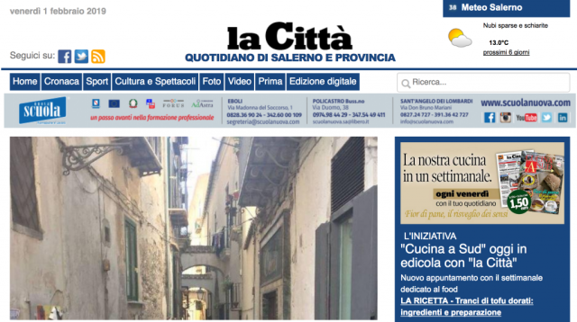 Sciopero alla Città di Salerno