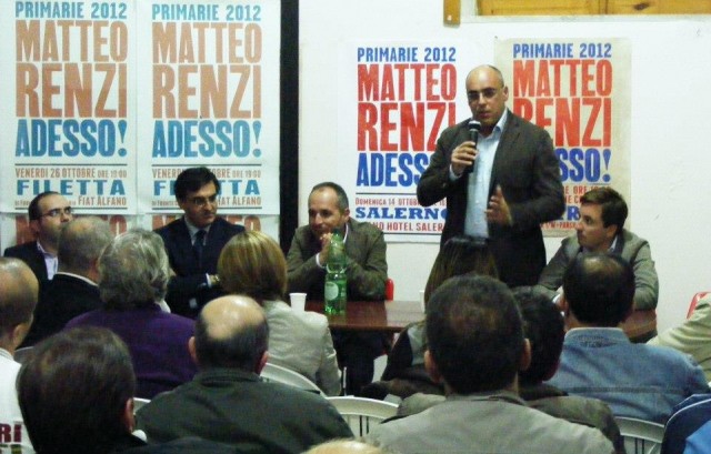 Sergio Annunziata-Ferardo Sabato-Luigi Sica-Paolo Russomando-comitato pro Renzi-san cipriano picentino 2