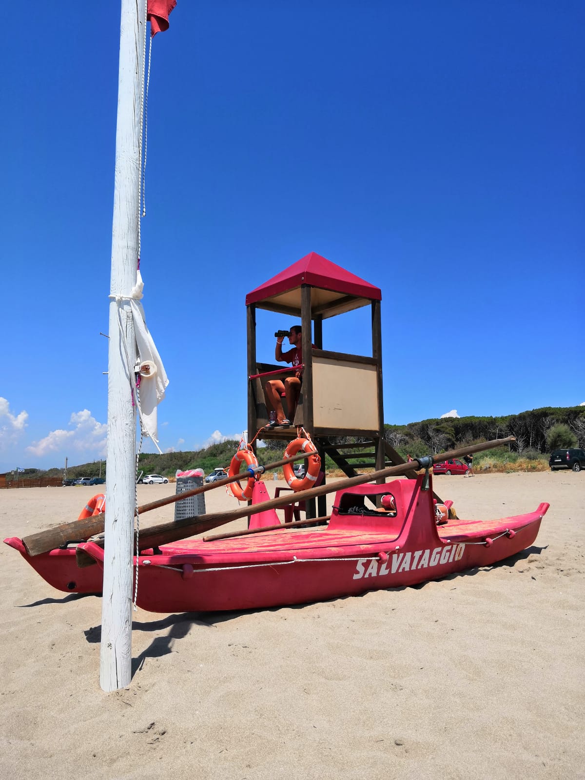 Torretta operazione spiagge sicure Eboli