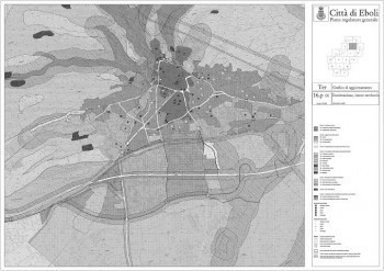Tavola della zonizzazione del centro urbano (PRG 2003)