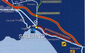 Tracciato Metropolitana Salerno
