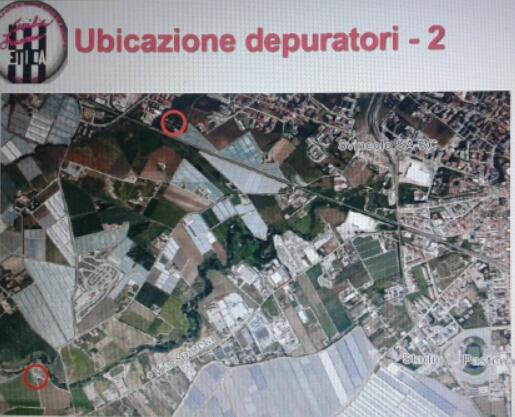 Ubicazione depuratori-Battipaglia