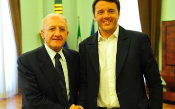 Vincenzo-De-Luca-Matteo-Renzi