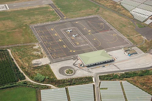 Veduta aerea Aeroporto Ponecagnano