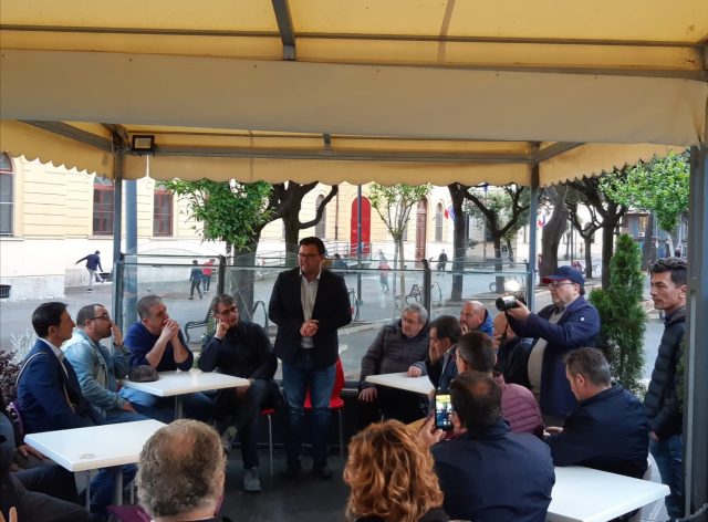 M5S-Vito Avallone-tappa-Eboli