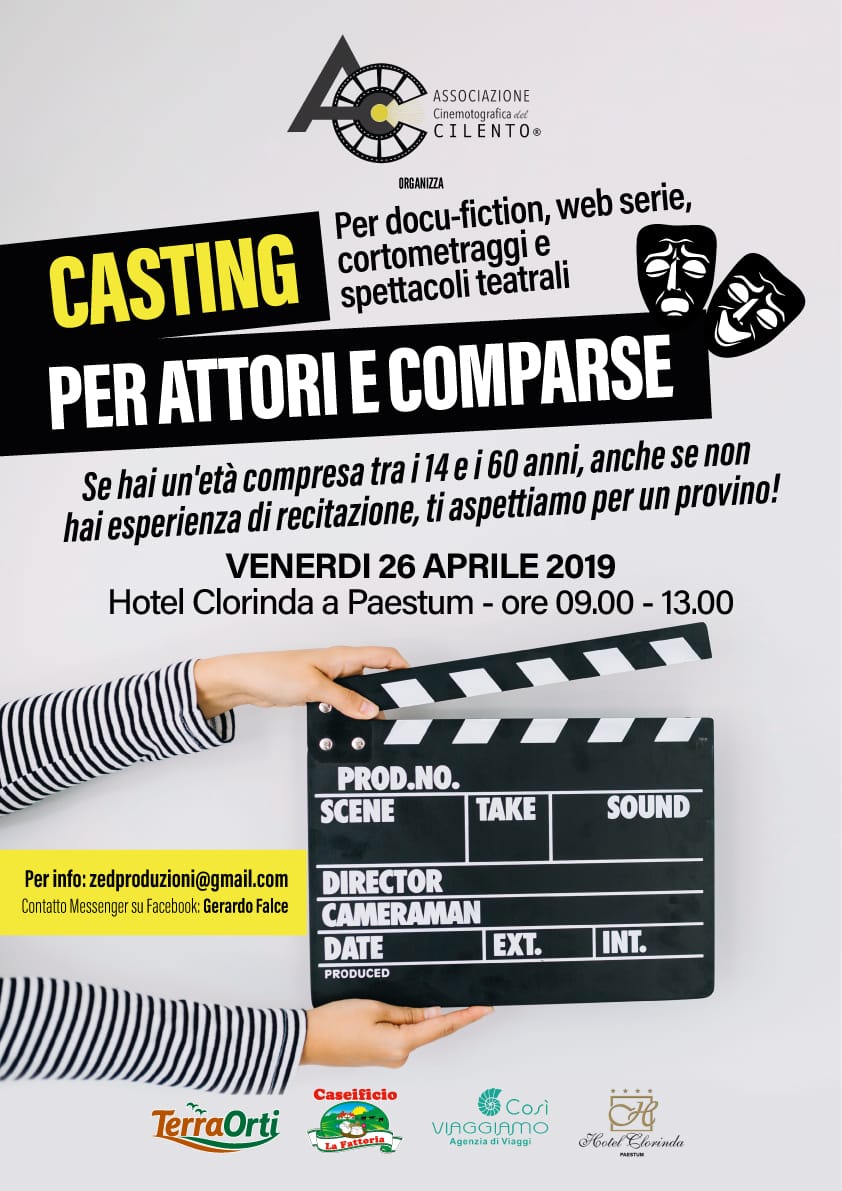 casting per attori e comparse a Paestum