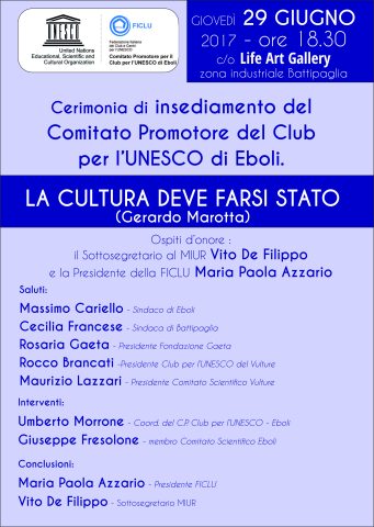 comitato unesco manifesto