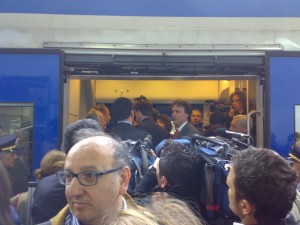 Franceschini prende il treno