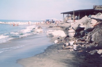erosione spiaggia