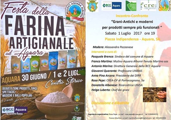 BCC Aquara-Festa della Farina e dei grani