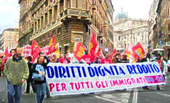Manifestazione pro immigrati