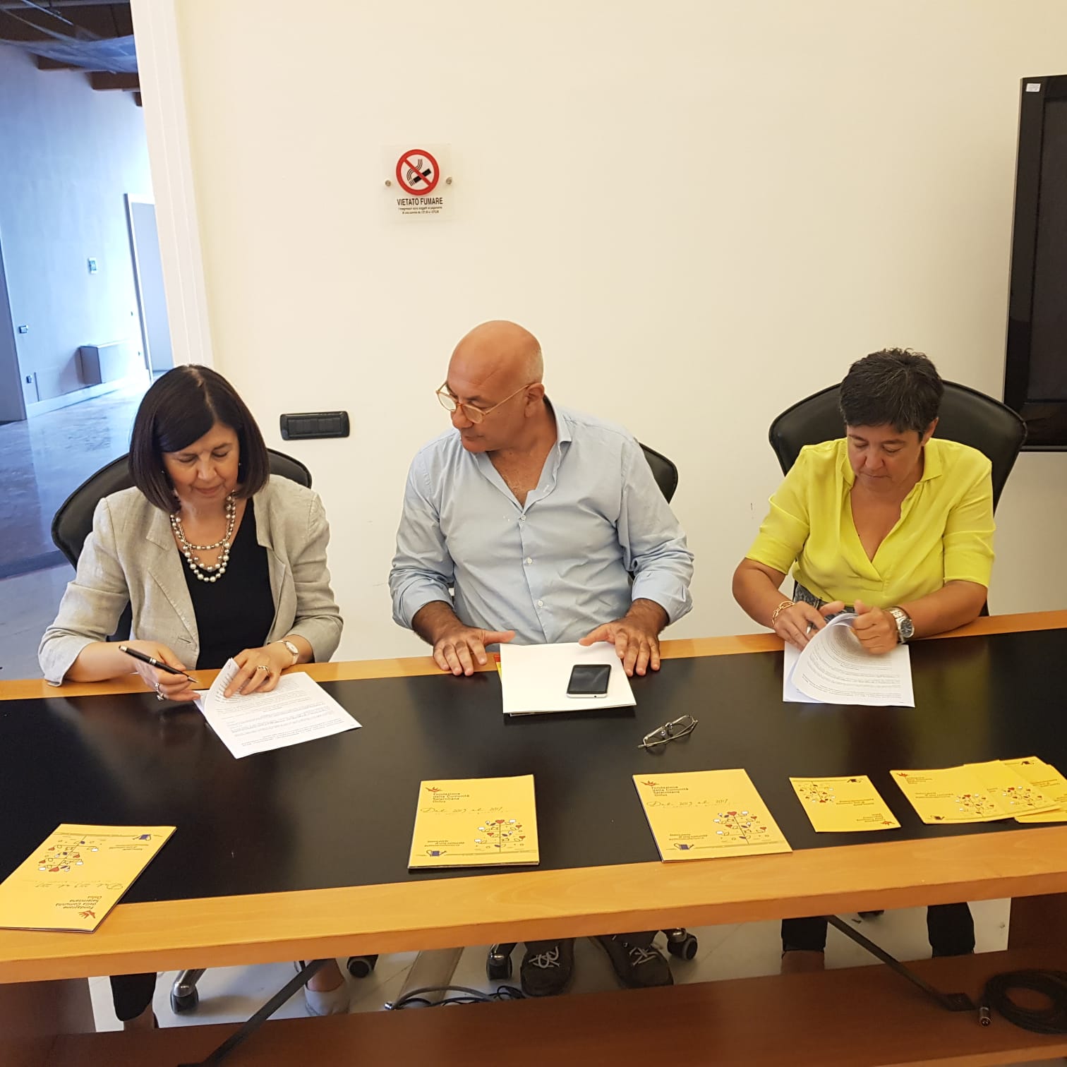 firma protocollo intesa - Soprintedendenza - Fondazione Salernitana-Casule-Faiella-Autuori