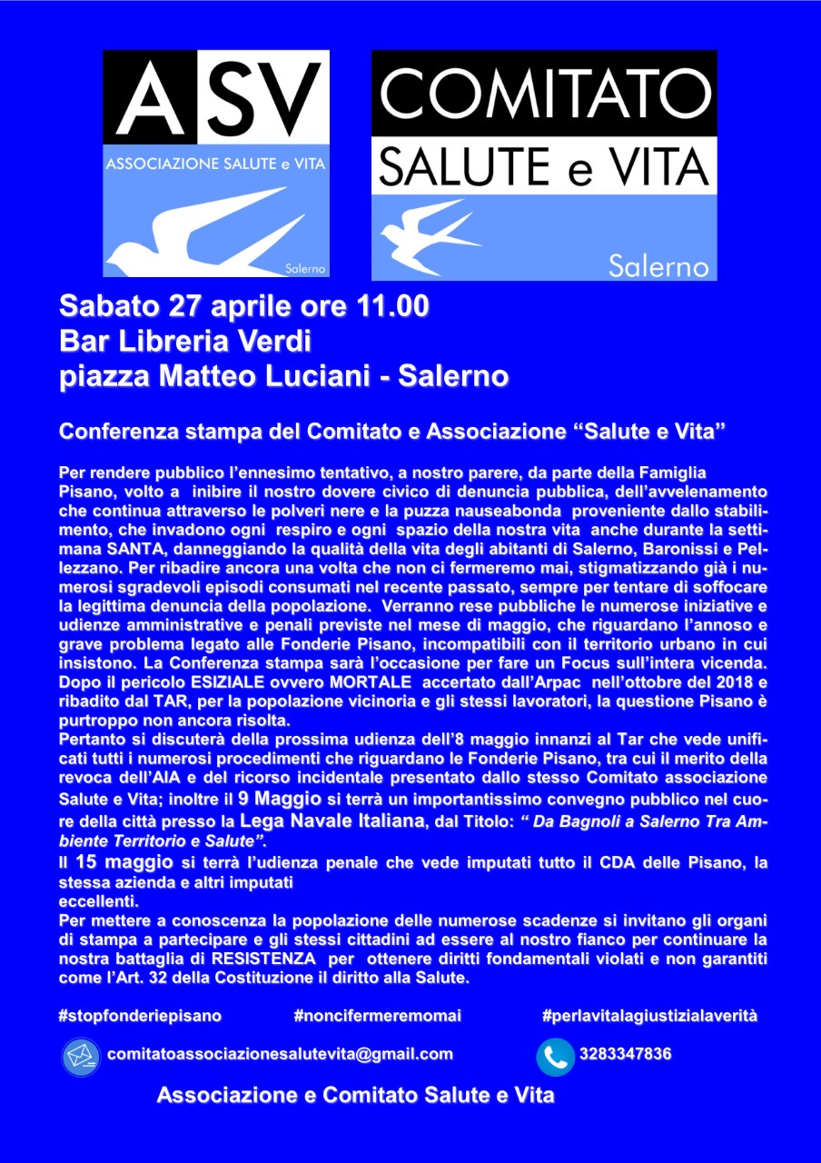 locandina conferenza 27 aprile 2019