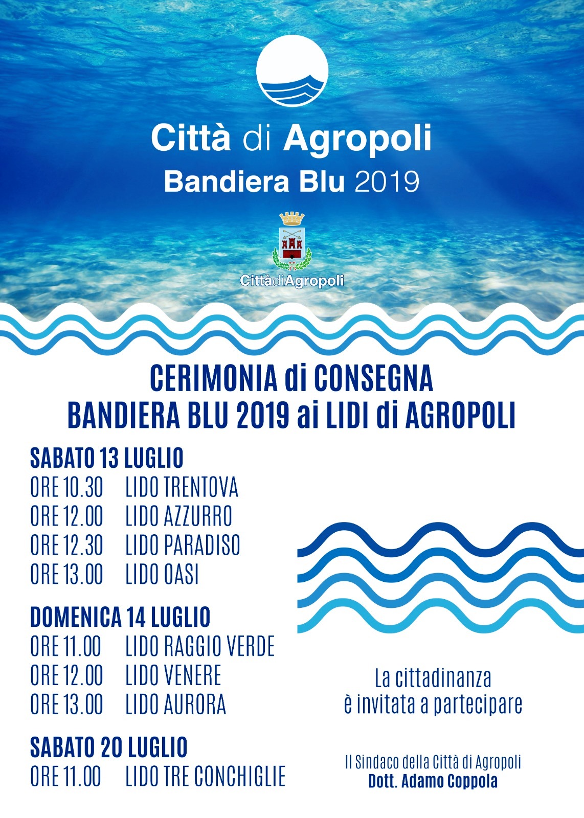 Agropoli evento consegna Bandiera blu